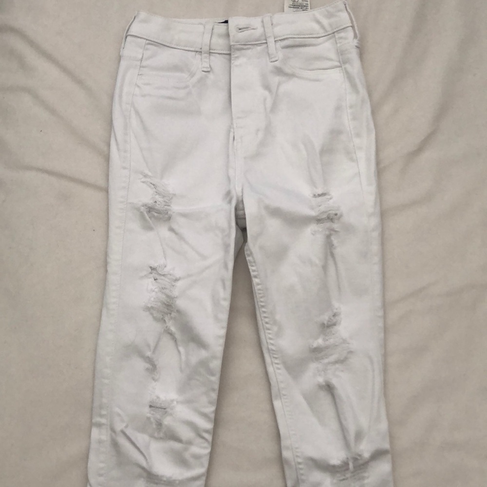white skinny jeans